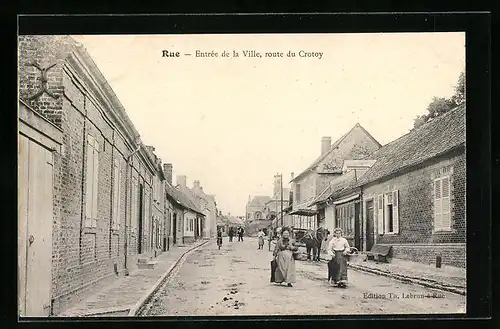 AK Rue, Entrée de la Ville, route du Crotoy