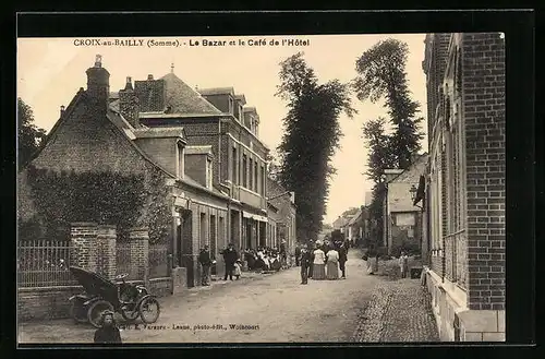 AK Croix-au-Bailly, Le Bazar et le Cafe de l`Hotel