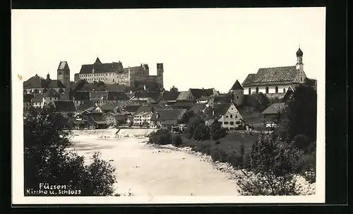 AK Füssen, Kirche und Schloss