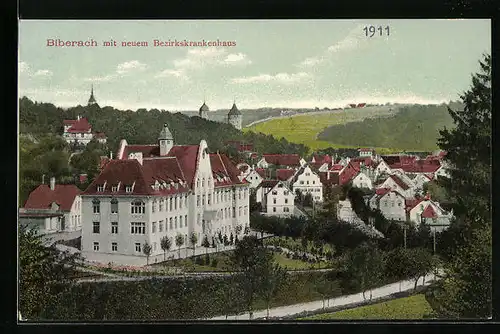 AK Biberach, Teilansicht mit Bezirkskrankenhaus