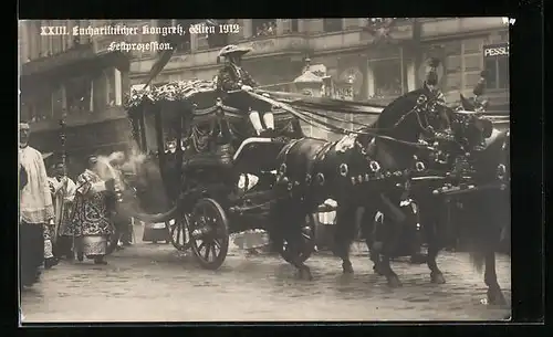 AK Wien, XXIII. Eucharistischer Kongress 1912, Festprozession