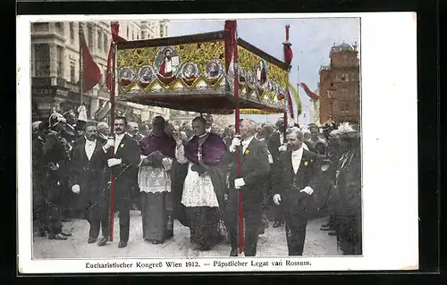 AK Wien, Eucharistischer Kongress 1912, Päpstlicher Legat van Rossum