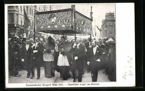 AK Wien, Eucharistischer Kongress 1912, Päpstlicher Legat van Rossum
