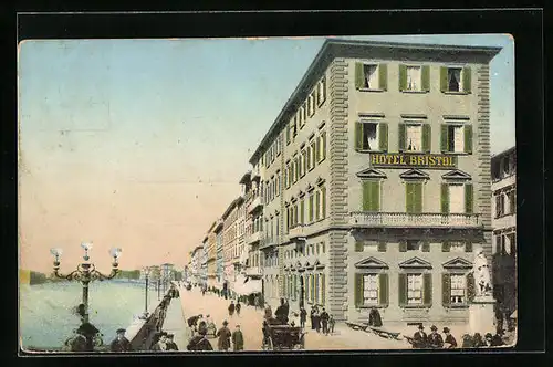 AK Firenze, Lung` Arno Nuovo e Hôtel Bristol