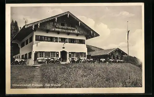 AK Bad Wiessee, Gasthaus Freihaus, Aussenansicht