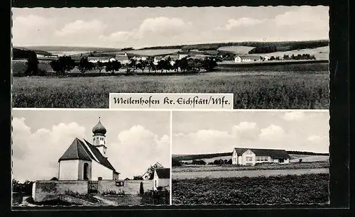 AK Meilenhofen, Kirche, Ortsansicht