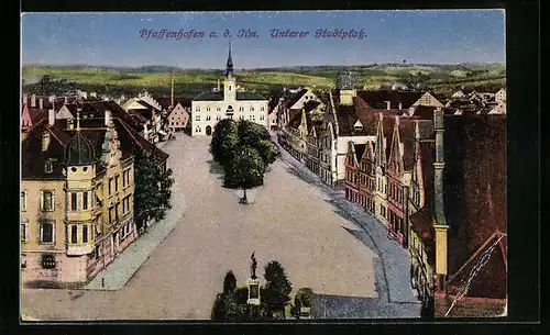 AK Pfaffenhofen a. d. Ilm, Unterer Stadtplatz
