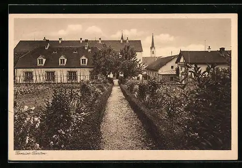 AK Zangberg, Gemüsegarten des Erziehungs-Institut der Salesianerinnen St. Joseph