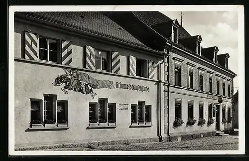 AK Renchen, Gasthaus u. Brauerei z. Bären, Grimmelshausenstube