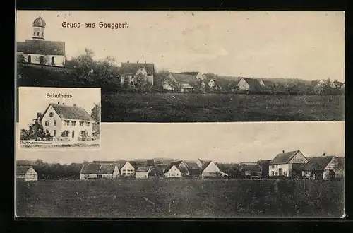 AK Sauggart, Schulhaus, Panorama