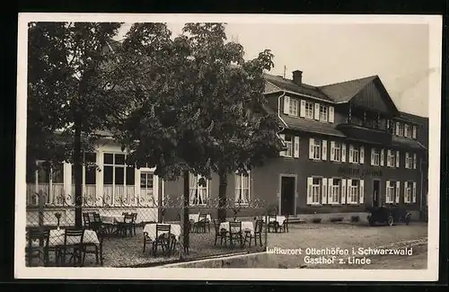 AK Ottenhöfen i. Schwarzwald, Gasthof zur Linde