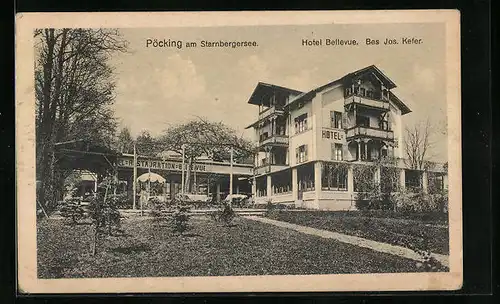 AK Pöcking am Starnbergersee, Hotel Bellevue von J. Kefer