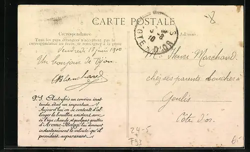 AK Saint-Denis, Vue sur i`le Saint -Denis, Inondations de Janvier 1910, Hochwasser