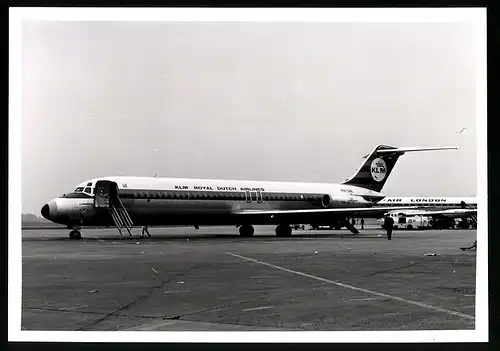 Fotografie Flugzeug Douglas DC-9, Passagierflugzeug der KLM, Kennung PH-DNL