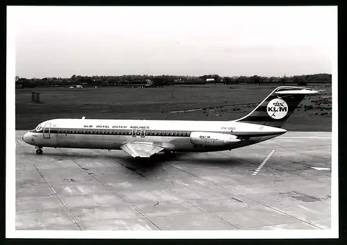 Fotografie Flugzeug Douglas DC-9, Passagierflugzeug der KLM, Kennung PH-DNS