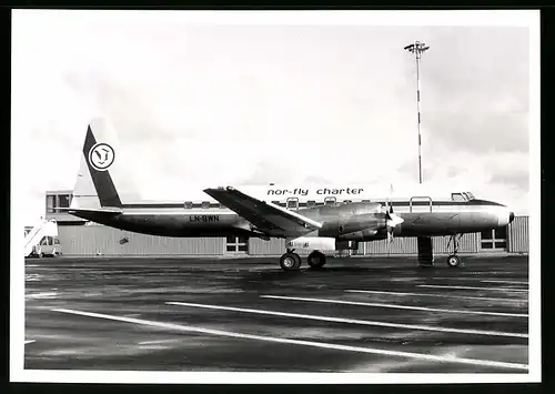 Fotografie Flugzeug, Niederdecker Passagierflugzeug der nor-fly Charter, Kennung LN-BWN