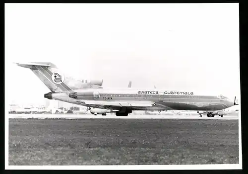 Fotografie Flugzeug Boeing 727, Passagierflugzeug der Aviateca Guatemala, Kennung TG-AYA