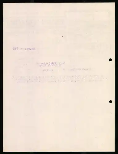 Rechnung Pescara 1921, Gennaro Petrucciani, Industria Vetraria Abruzzese, Fabrikgebäude