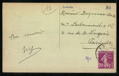 AK Les Boeufs, Rue de Lassus