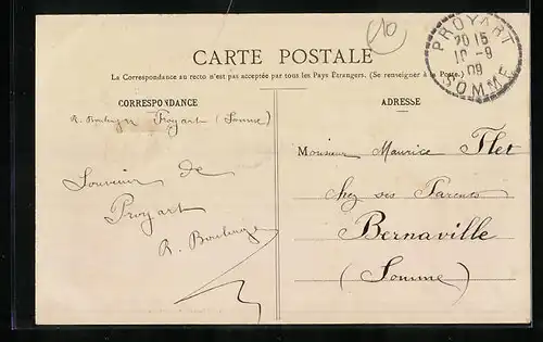 AK Proyart, Eglise et Presbytère