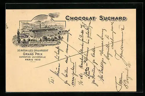 AK Lörrach, Chocolat Suchard, Fabrique