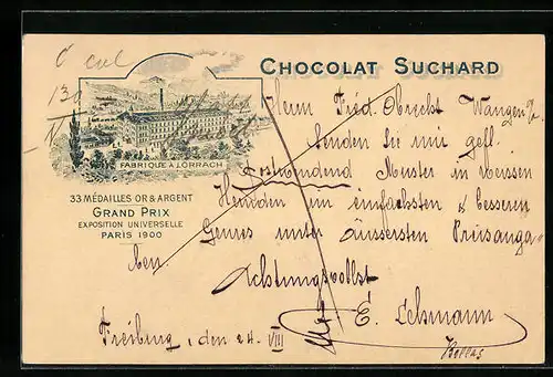 AK Lörrach, Fabrique Chocolat Suchard