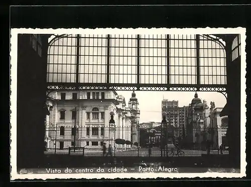 Foto-AK Porto Alegro, Vista do centro da cidade