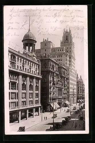 AK Madrid, Avenida de Pi y Margall, Gran Via