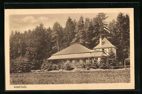 AK Bad Dürrheim, Wald-Cafe von L. Hakenjos