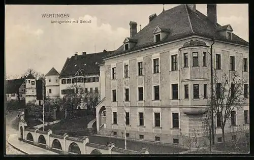 AK Wertingen, Amtsgericht mit Schloss