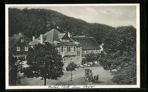 AK Wirsberg im Fichtelgebirge, Werners Hotel zur Post