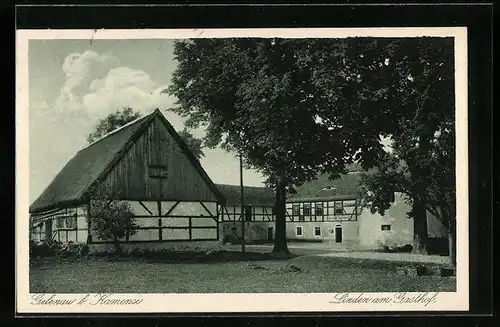 AK Gelenau b. Kamenz, Linden am Gasthof