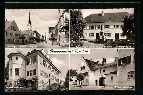 AK Thannhausen, Christoph v. Schmid-Strasse, Fleischwerke Zimmermann, Krankenhaus