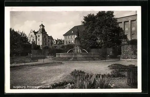 AK Augsburg, Prinzregentenplatz