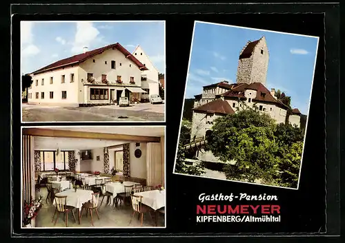 AK Kipfenberg / Altmühltal, Gasthof und Pension Neumeyer