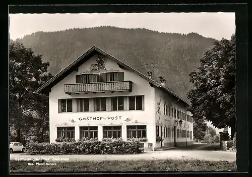 AK Jachenau, Blick auf den Gasthof zur Post