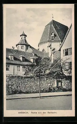 AK Ansbach, Partie aus der Reitbahn