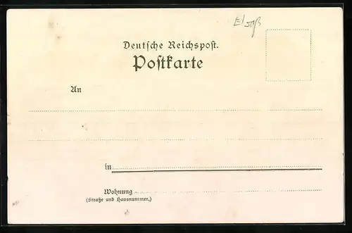 Lithographie Schlettstadt, Neuer Thurm, Hochkönigsburg und Hotel