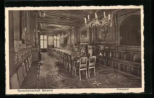 AK Berlin, Verbindungshaus der Burschenschaft Saravia, Kneipsaal