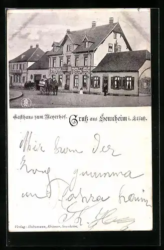 AK Sennheim, Gasthaus zum Meyerhof