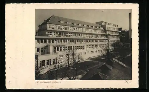 AK Stuttgart, Blick auf den Neubau des Karl-Olga-Krankenhaus