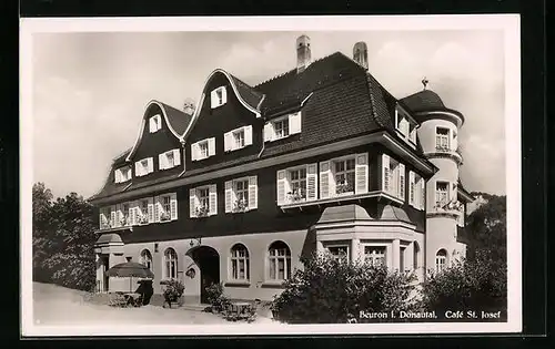 AK Beuron i. Donautal, Partie am Cafe St. Josef