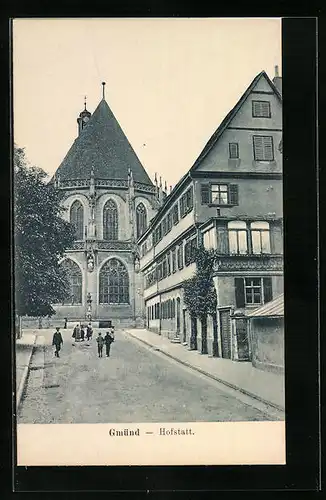 AK Gmünd, Blick auf den Hofstatt
