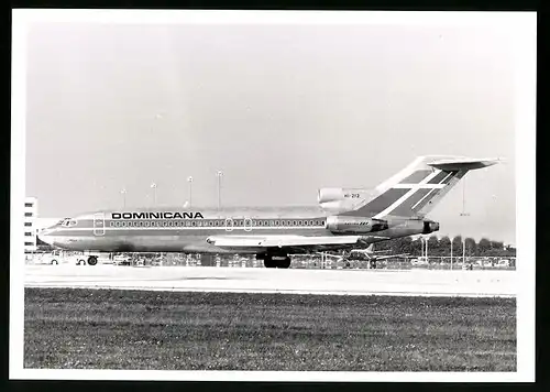 Fotografie Flugzeug Boeing 727, Passagierflugzeug der Dominicana, Kennung HI-212