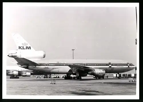 Fotografie Flugzeug Douglas DC-10, Passagierflugzeugder KLM, Kennung PH-DTD