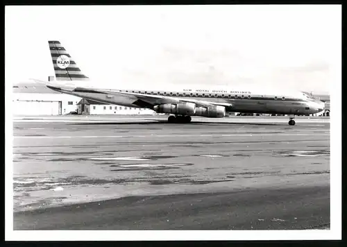 Fotografie Flugzeug Douglas DC-8, Passagierflugzeug der KLM, Kennung PH-DCO