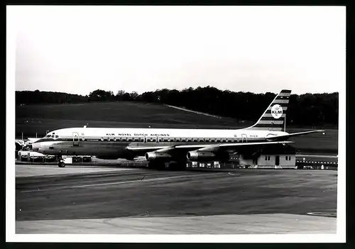Fotografie Flugzeug Douglas DC-8, Passagierflugzeug der KLM, Kennung PH-DCB