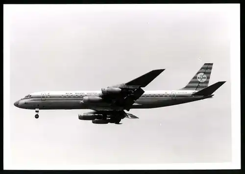 Fotografie Flugzeug Douglas DC-8, Passagierflugzeug der KLM, Kennung PH-DCA
