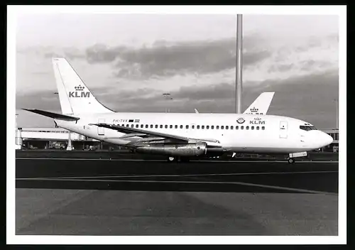 Fotografie Flugzeug Boeing 737, Passagierflugzeug der KLM, Kennung PH-TVX