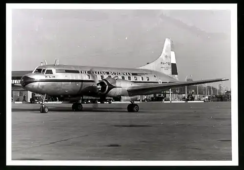 Fotografie Flugzeug Convair, Passagierflugzeug der KLM, Kennung PH-TED